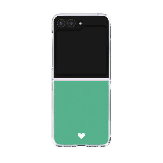Clear Case［ Original - Favorite Color Heart - Green ］