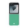 Clear Case［ オリジナル - 推し色ハート - Green ］