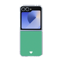 Clear Case［ オリジナル - 推し色ハート - Green ］