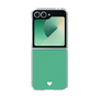 Clear Case［ オリジナル - 推し色ハート - Green ］