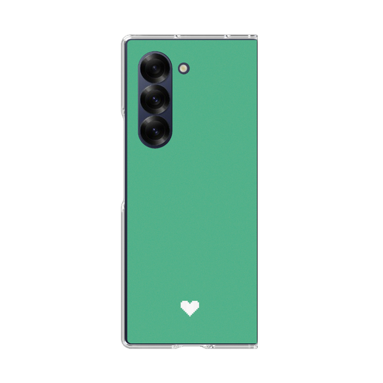 Clear Case［ オリジナル - 推し色ハート - Green ］