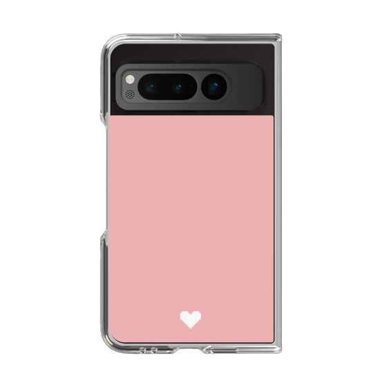 Clear Case［ Original - Favorite Color Heart - Pink ］