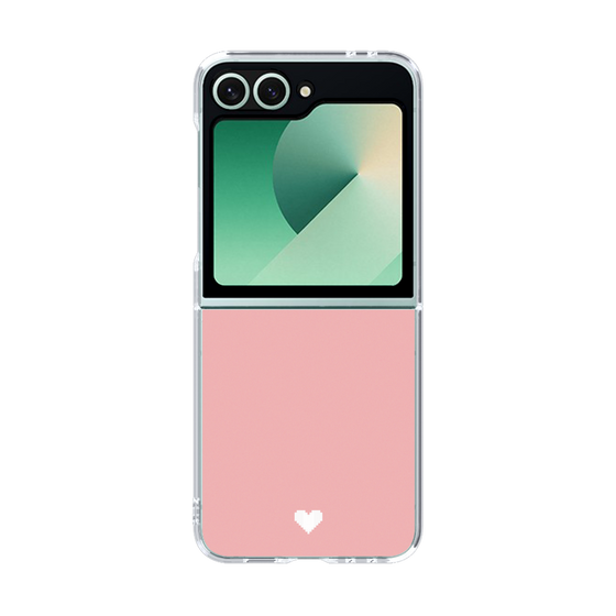 Clear Case［ オリジナル - 推し色ハート - ピンク ］