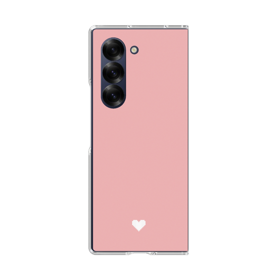 Clear Case［ オリジナル - 推し色ハート - ピンク ］