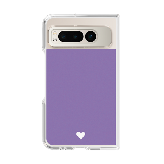 Clear Case［ Original - Favorite Color Heart - Purple ］