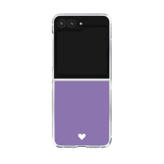 Clear Case［ Original - Favorite Color Heart - Purple ］