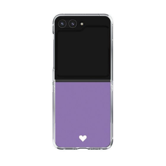 Clear Case［ Original - Favorite Color Heart - Purple ］