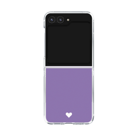Clear Case［ Original - Favorite Color Heart - Purple ］
