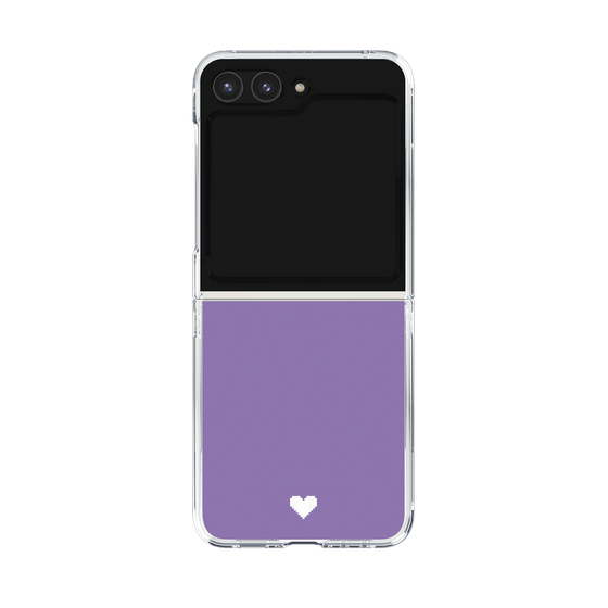 Clear Case［ Original - Favorite Color Heart - Purple ］