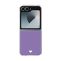 Clear Case［ オリジナル - 推し色ハート - Purple ］