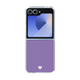 Clear Case［ オリジナル - 推し色ハート - Purple ］