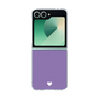 Clear Case［ オリジナル - 推し色ハート - Purple ］