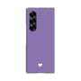 Clear Case［ オリジナル - 推し色ハート - Purple ］