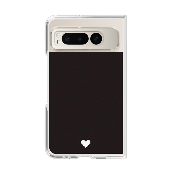 Clear Case［ Original - Favorite Color Heart - Black ］