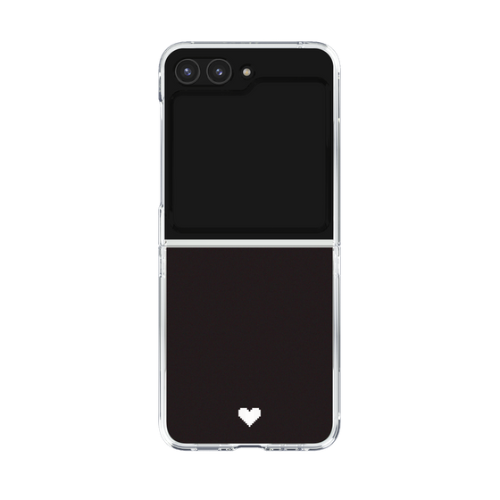 Clear Case［ Original - Favorite Color Heart - Black ］