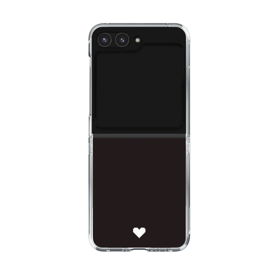 Clear Case［ Original - Favorite Color Heart - Black ］