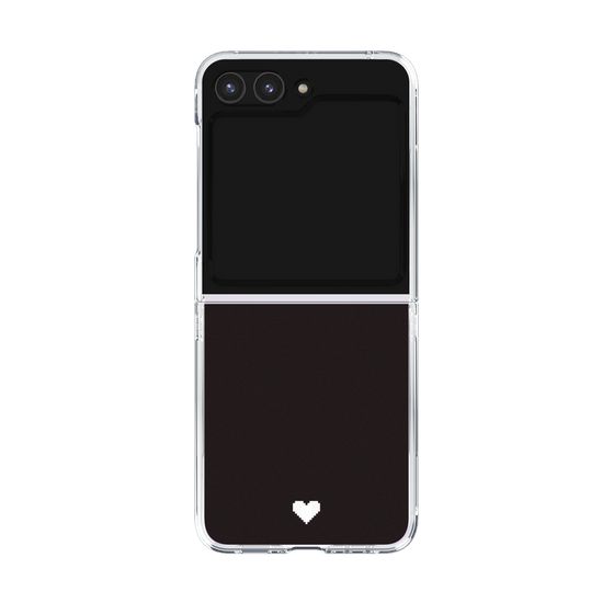 Clear Case［ Original - Favorite Color Heart - Black ］