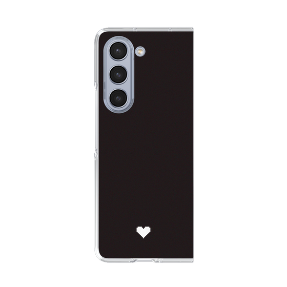 Clear Case［ Original - Favorite Color Heart - Black ］