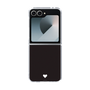 Clear Case［ オリジナル - 推し色ハート - ブラック ］