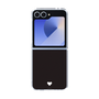 Clear Case［ オリジナル - 推し色ハート - ブラック ］