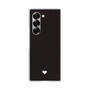 Clear Case［ オリジナル - 推し色ハート - ブラック ］