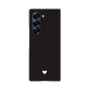 Clear Case［ オリジナル - 推し色ハート - ブラック ］
