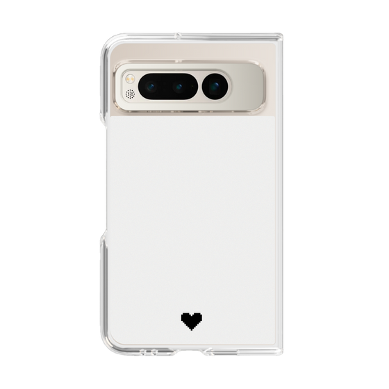 Clear Case［ Original - Favorite Color Heart - White ］