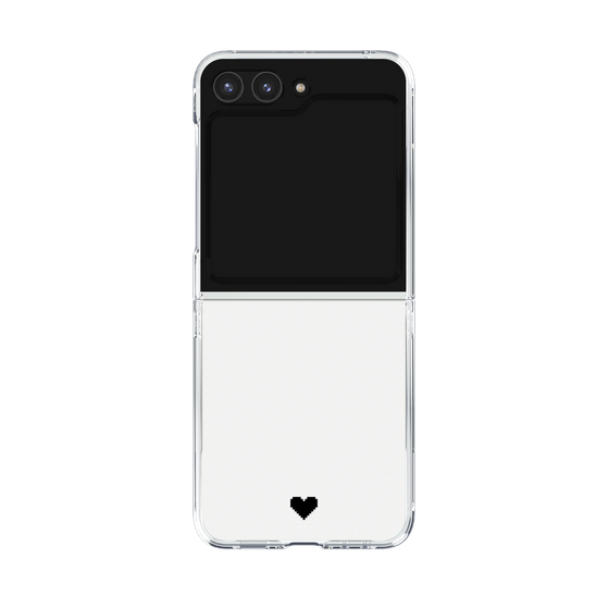 Clear Case［ Original - Favorite Color Heart - White ］