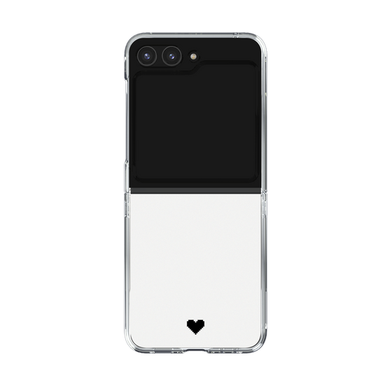 Clear Case［ Original - Favorite Color Heart - White ］