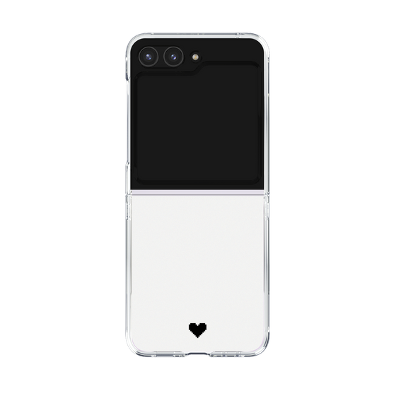 Clear Case［ Original - Favorite Color Heart - White ］