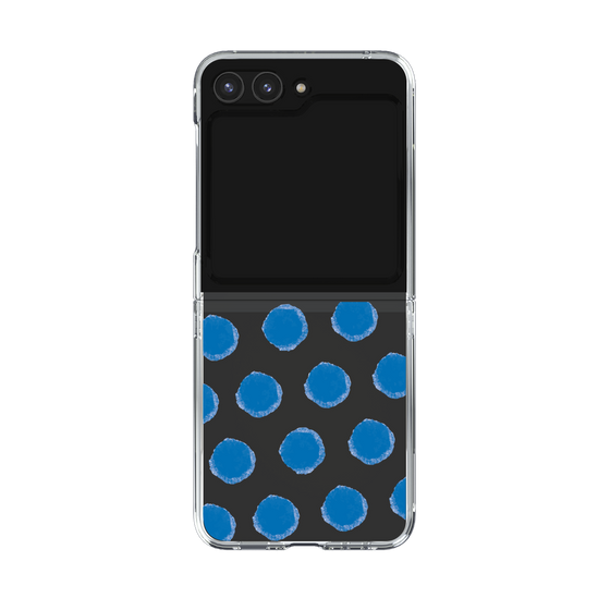 Clear Case［ Original - Favorite Color Polka Dots - Blue ］