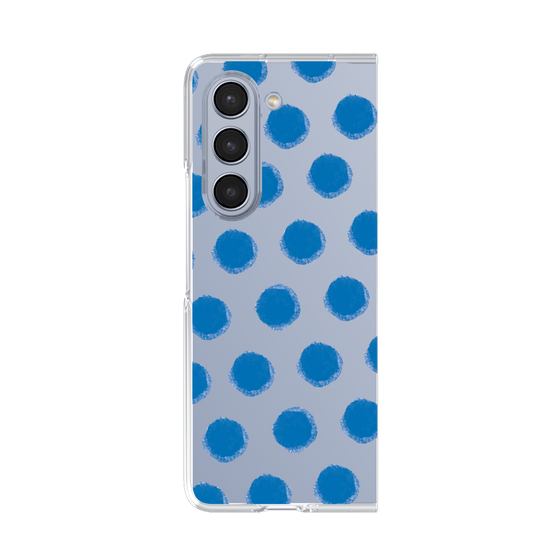 Clear Case［ Original - Favorite Color Polka Dots - Blue ］