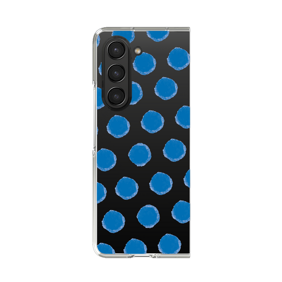 Clear Case［ Original - Favorite Color Polka Dots - Blue ］