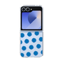 Clear Case［ オリジナル - 推し色水玉 - Blue ］