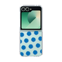 Clear Case［ オリジナル - 推し色水玉 - Blue ］