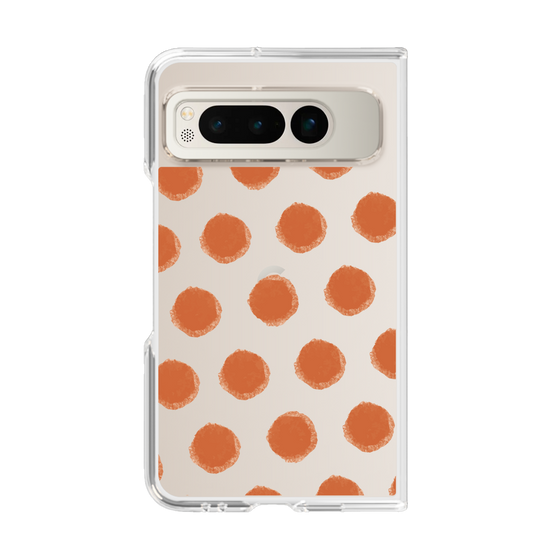 Clear Case［ Original - Favorite Color Polka Dots - Red ］