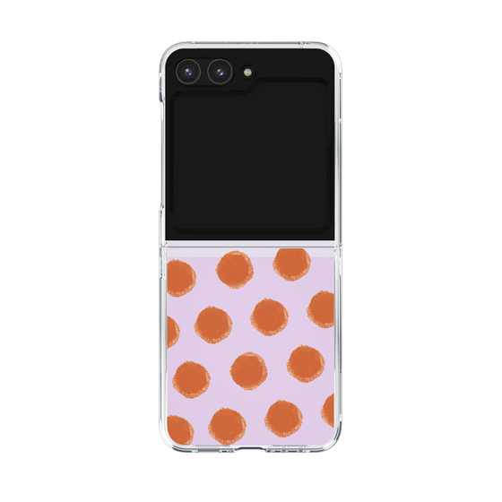 Clear Case［ Original - Favorite Color Polka Dots - Red ］