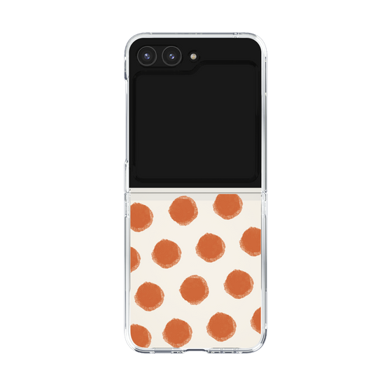 Clear Case［ Original - Favorite Color Polka Dots - Red ］