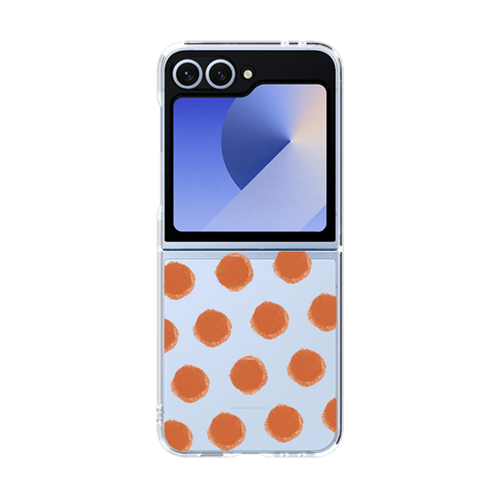 Clear Case［ オリジナル - 推し色水玉 - レッド ］