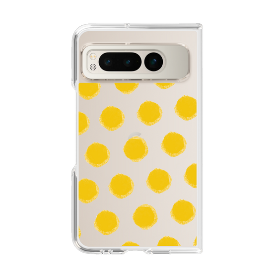 Clear Case［ Original - Favorite Color Polka Dots - Yellow ］