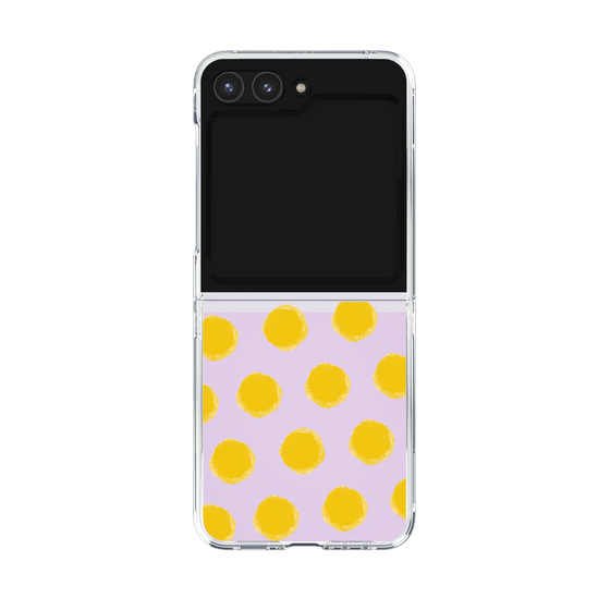 Clear Case［ Original - Favorite Color Polka Dots - Yellow ］
