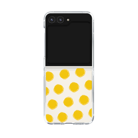 Clear Case［ Original - Favorite Color Polka Dots - Yellow ］