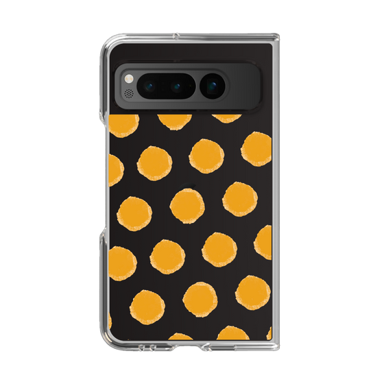 Clear Case［ Original - Favorite Color Polka Dots - Orange ］