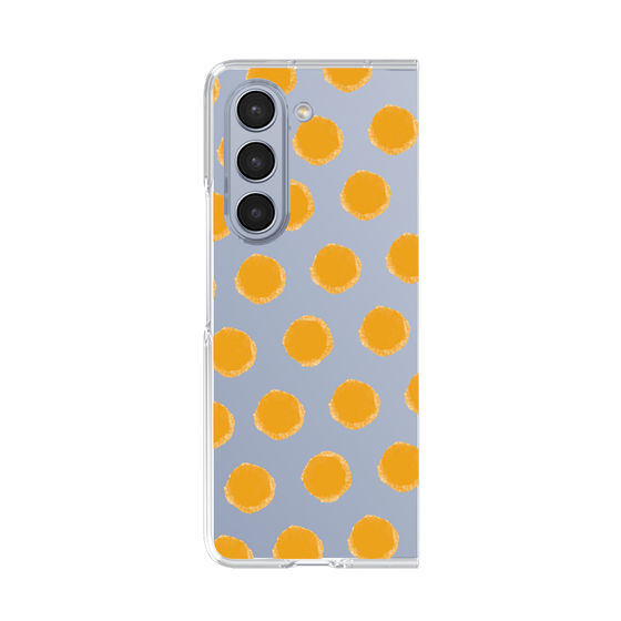 Clear Case［ Original - Favorite Color Polka Dots - Orange ］
