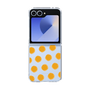 Clear Case［ オリジナル - 推し色水玉 - Orange ］
