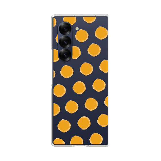 Clear Case［ オリジナル - 推し色水玉 - Orange ］