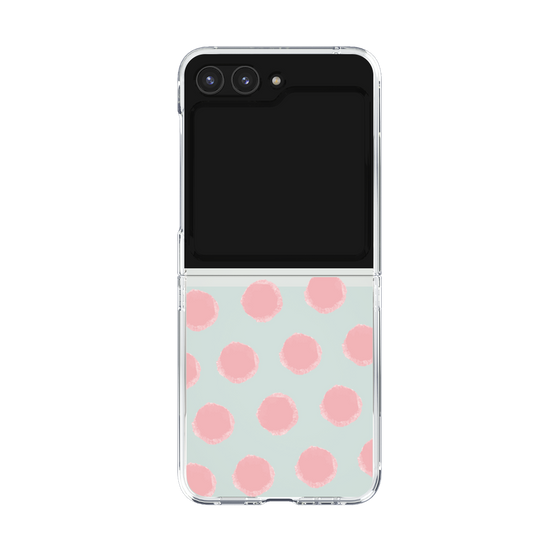 Clear Case［ Original - Favorite Color Polka Dots - Pink ］