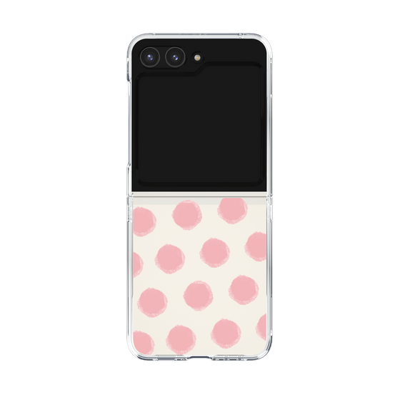 Clear Case［ Original - Favorite Color Polka Dots - Pink ］