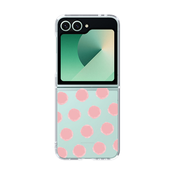 Clear Case［ オリジナル - 推し色水玉 - ピンク ］