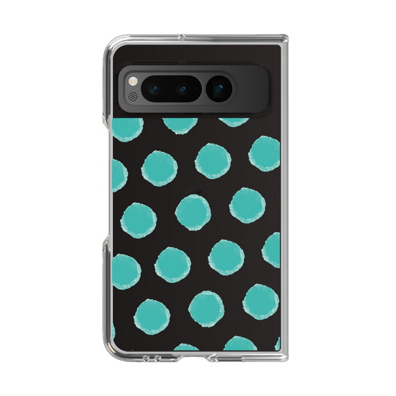 Clear Case［ Original - Favorite Color Polka Dots - Green ］